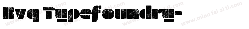 Rvq Typefoundry字体转换